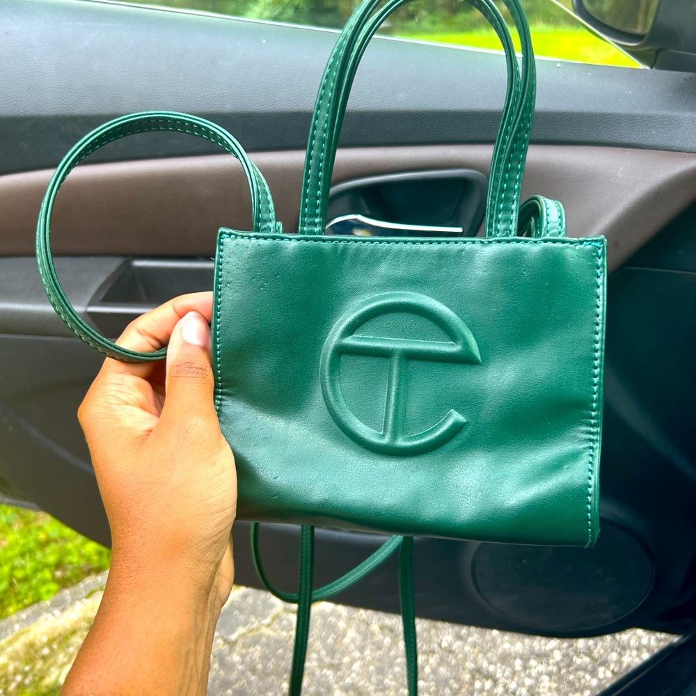 SALE ‼️Telfar Mini Crossbody Bag Emerald | Dark Olive | Green